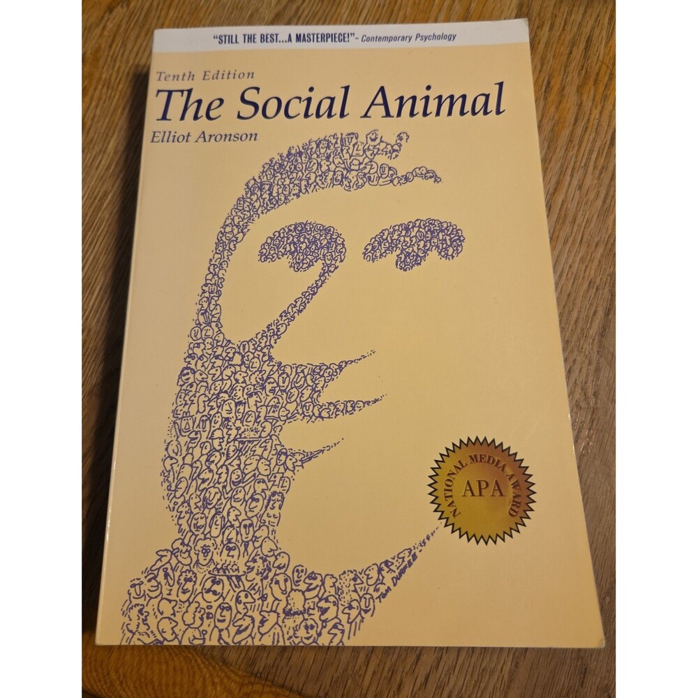 the Social Animal paperback book 10th edition first printing 2007